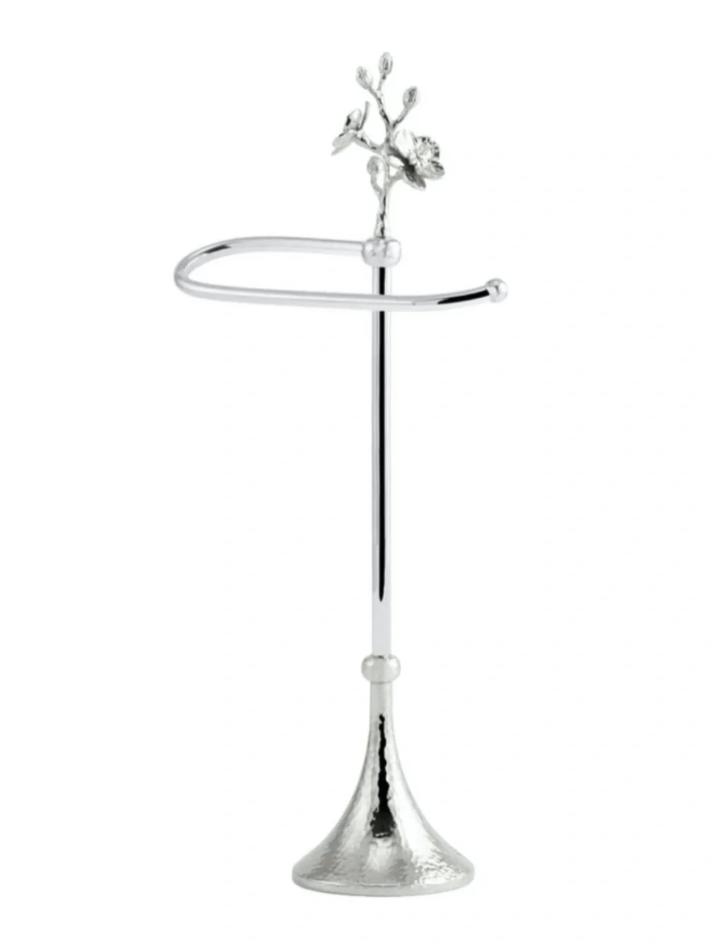 MICHAEL ARAM Hand / Fingertip TOWEL HOLDER STAND White Orchid Collection NEW